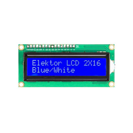 2x16 Character LCD Module (blue/white) - Elektor