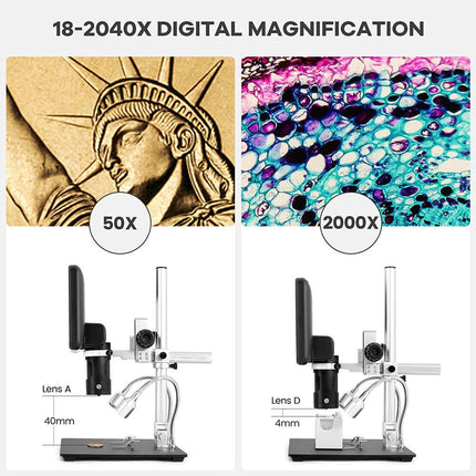 Andonstar AD246S - M 7" 3 - Lens HDMI Digital Microscope - Elektor