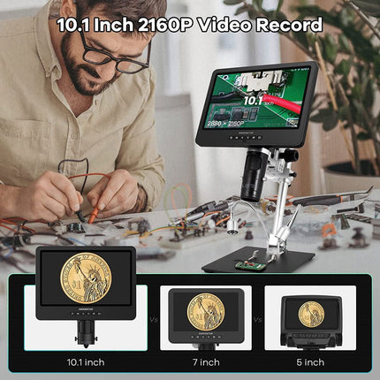 Andonstar AD249S - M 10.1" 3 - Lens HDMI Digital Microscope - Elektor