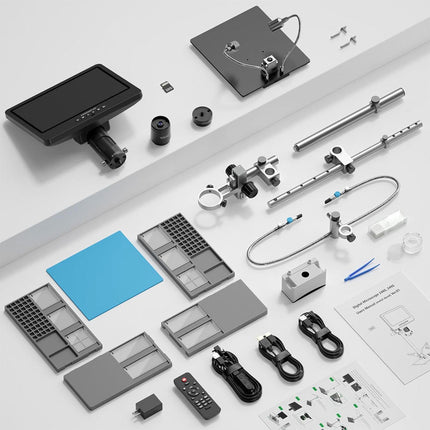 Andonstar AD249SM - Plus 10.1" 3 - Lens HDMI Digital Microscope - Elektor