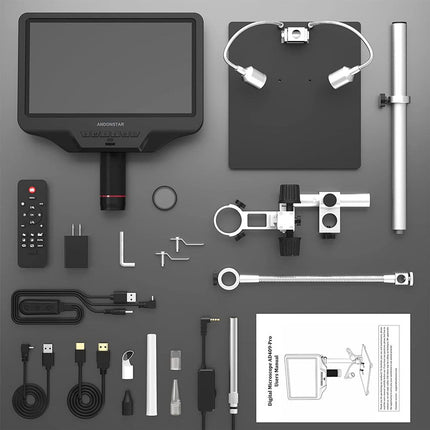 Andonstar AD409 Pro - ES 10.1" HDMI Digital Microscope (incl. Endoscope) - Elektor