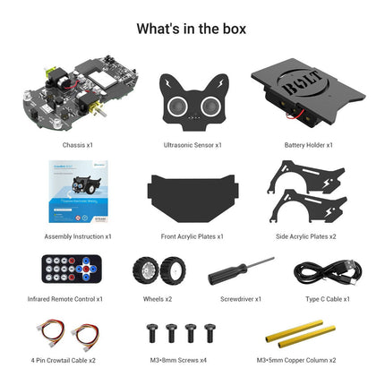 CrowBot BOLT - Programmable Smart Robot Car Kit (with Joystick) - Elektor