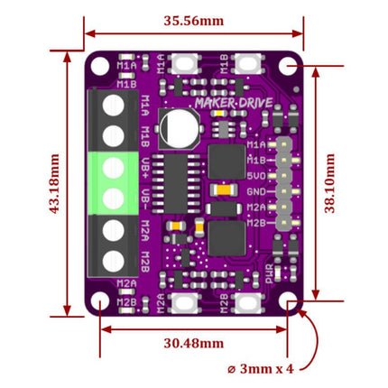 Cytron Maker Drive - H - Bridge Motor Driver - Elektor