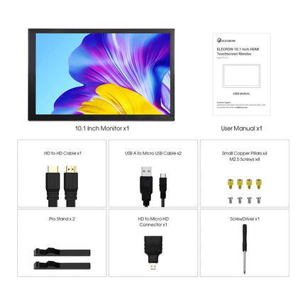 Elecrow 10.1" IPS Touch Display (1280x800) - Elektor