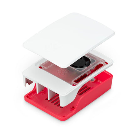 Official Case for Raspberry Pi 5 (white/red) - Elektor