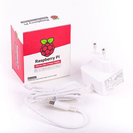 Official EU Power Supply for Raspberry Pi 4 (white) - Elektor