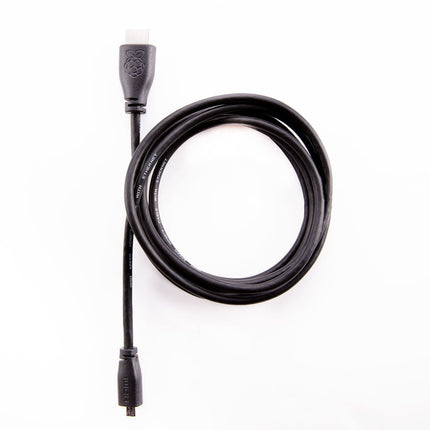 Official HDMI Cable for Raspberry Pi (black, 1 m) - Elektor