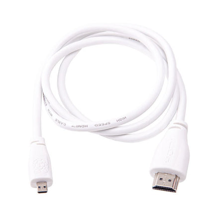 Official HDMI Cable for Raspberry Pi (white, 1 m) - Elektor