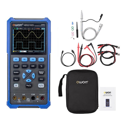 OWON HDS2102s 2 - ch Oscilloscope (100 Mhz) + Multimeter + Signal Generator - Elektor