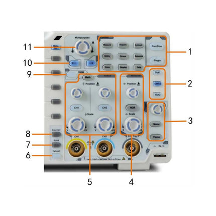 OWON XDS3064E 4 - ch Oscilloscope (60 MHz) - Elektor