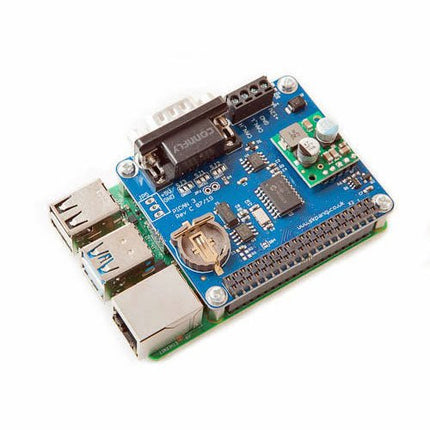 PiCAN 3 - CAN - Bus Board for Raspberry Pi 4 with 3 A SMPS & RTC - Elektor