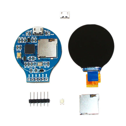 RoundyPi - Round LCD Board (based on RP2040) - Elektor