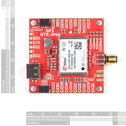 SparkFun GPS - RTK - SMA Breakout – ZED - F9P (Qwiic) - Elektor