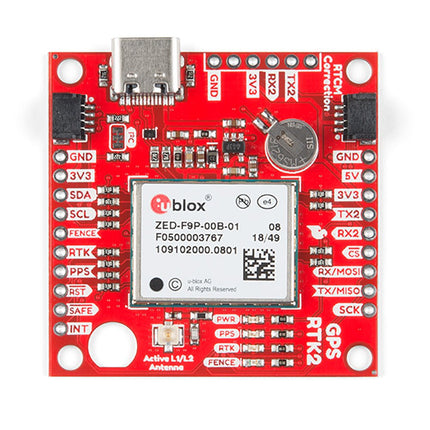 SparkFun GPS - RTK2 Board – ZED - F9P (Qwiic) - Elektor