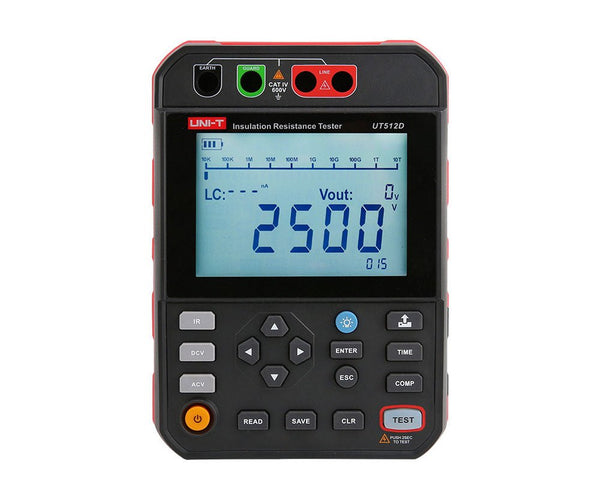 UNI-T UT512D Insulation Resistance Tester (2.5 kV) – Elektor